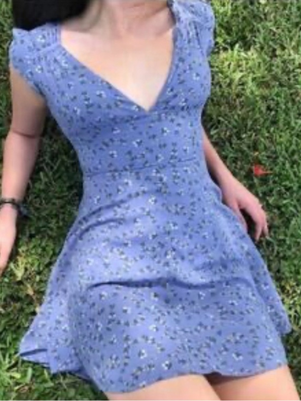 Denim & Supply Ralph Lauren Floral Cutout Mini Dress Boho Cottagecore Size 4‎